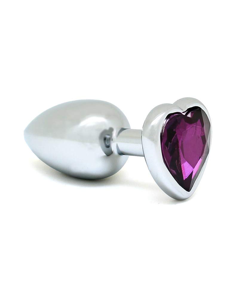 Rimba Butt Plug Small with Heartshaped Cristal, Unisex, 8097, 200 g