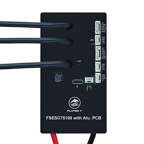 FLIPSKY 75100 FOC 75V 100A Single ESC with Aluminum PCB for Electric Skateboard/Scooter/Ebike Speed Controller