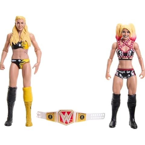 WWE Charlotte Flair vs Alexa Bliss Figures Cover