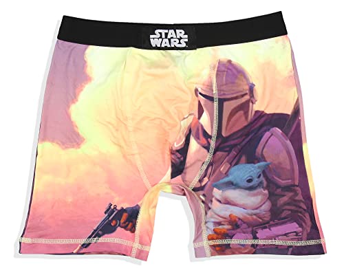 INTIMO Star Wars Mens' The Mandalorian 2 Pack Boxers Underwear Boxer Briefs4