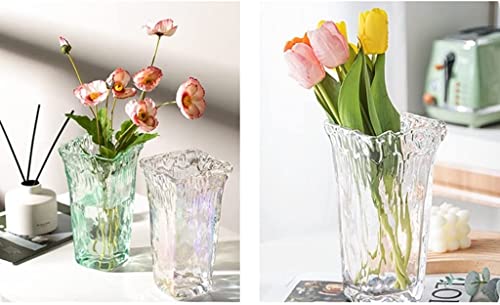 Vase de fleurs en verre vert pour valoriser vos bouquets séchés - 5