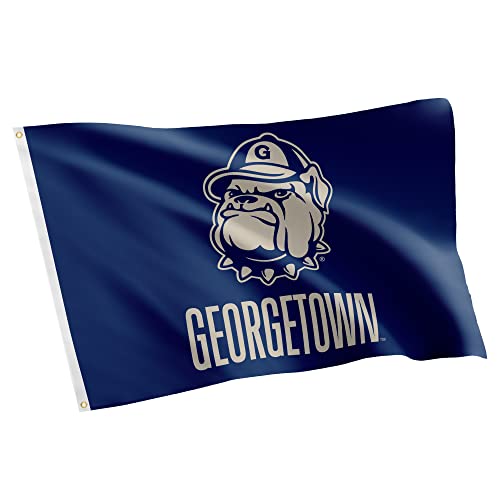 Desert Cactus Georgetown University GU Flag - 3 x 5 Feet Hoyas Banner, Indoor/Outdoor Durable Fabric, 100% Polyester Design (Style 4)