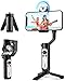 Hohem iSteady V2 Stabilisateur Smartphone, Suivi Visuel IA Intelligent & Lumière de Remplissage Réglable, Gimbal Pliable 3 Axes avec Capteur de Vision Innovant pour iPhone/Samsung/Huawei