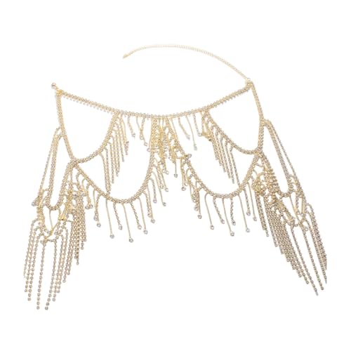 Cadena de cuerpo brillante antienredos con aleación resistente para bailar libremente en fiestas