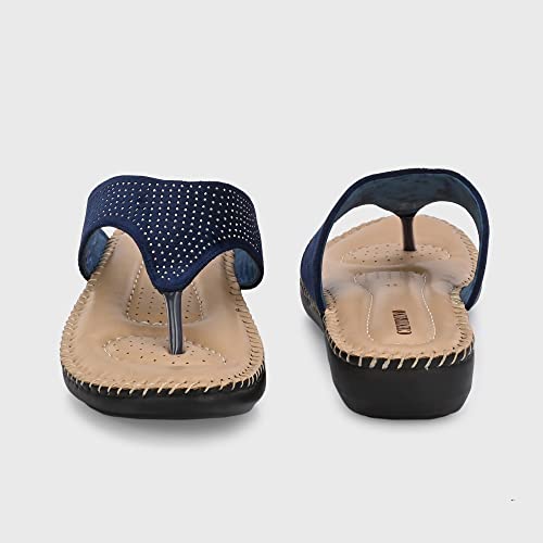 Image of Centrino Women Thong Sandals & Comfortable Ortho Care Sandal For Ladies | Fashion Wear Sandal & Chappal | Soft Cushioned for More comfort (2855)