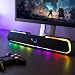 RED5 Zeta Portable Gaming Wireless Bluetooth Multicolour Changing LED Soundbar | 10 Watt USB-C Rechargeable Battery Powered Speaker