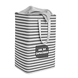 FRAVAST® Cesto Ropa Sucia 60 L + Guía Digital de Organización Gratis | Cesta Ropa Sucia 67x40x30cm | Cubo Ropa Sucia con Asas