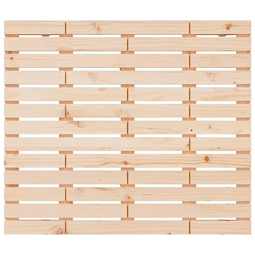 Cabecero de pared de madera maciza de pino de 146 cm para proteger la pared de manchas y roces 6