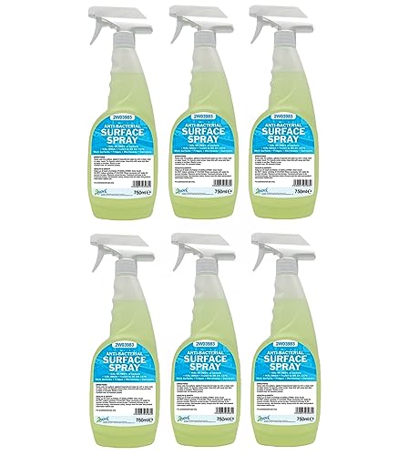 2Work Antibacterial Surface Spray 750ml (Pack of 6) 2W04586