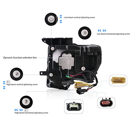 Vland Led Headlight Fit For Ford F150 (Stx/Xlt/Svt/Raptor) 2009-2014 Headlights With Startup Animation, Not Fit F250/F350 #TOP5