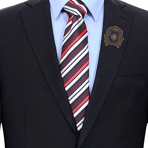 Image of TRIPIN Golden Classic Lion Design Lapel PIN Brooch for Men Women for Office Corporate Party French Cuff Shirts Shirt Suit Blazer (Shield)