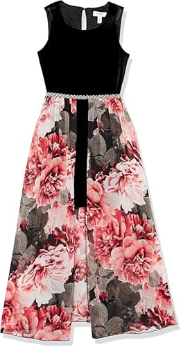 Speechless Girls' Sleeveless Maxi Romper Party Dress2