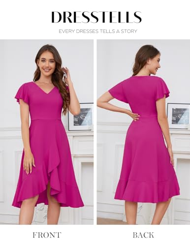 Image of DRESSTELLS Women's Cocktail Dresses 2026, Formal Fall Wedding Guest Dress