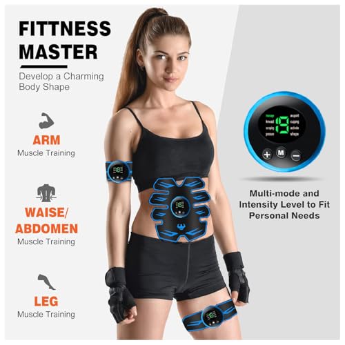 EMS abdominale electrostimulation avec ecran LCD pour affiner la silhouette - 3