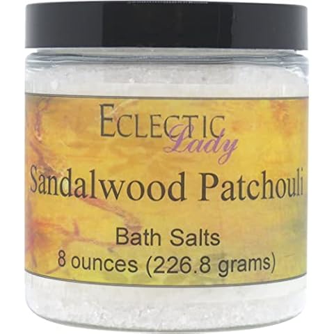 Sandalwood Patchouli Bath Salts by Eclectic Lady Cover