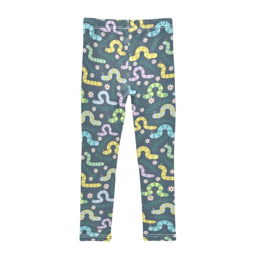 Girls Leggings Caterpillar Toddler Girls Clothes Leggings for Girls Toddler Girls Leggings 3-4T2