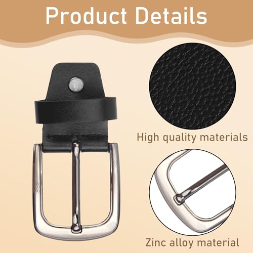 Smomend Boucle De Ceinture Homme En Métal - 3.8 cm Remplacement à Rouleau Pour Bagages Et Accessoires – vue 3