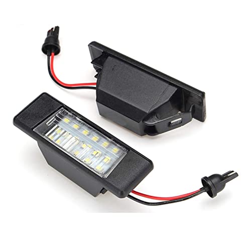 Luces de matricula coche para Nissan Juke March Versa NV200 plafon trasero 2 uds