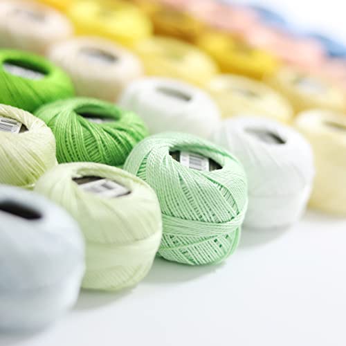 Hilo de algodón para bordar Rhapsody Pearl Cotton tamaño 8 12 bolas miniatura 4