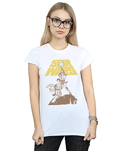 Star Wars Women's Vintage Rebels T-Shirt White Small