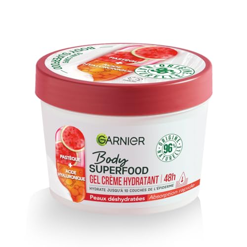 Garnier body superfood gel crème corps hydratant peaux déshydratées 400ml - vue 3