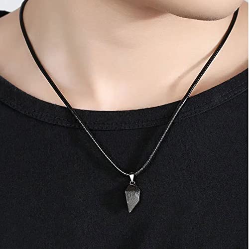 CERSLIMO Magnetic Necklaces for Couples, Heart Pendant Necklace Romantic Gifts for Girlfriend Boyfriend Best Friend Necklace Him and Her Magnetic Necklace Jewellery - Image 6