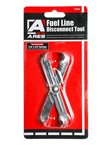 Ares 70024-3/8-Inch And 5/16-Inch Scissor Fuel Line Disconnect Tool - Easy Separation Of Quick Disconnect Style Fittings - Use On Fuel, Heater, And A/C Line Service On Many Late Model Vehicles #TOP7