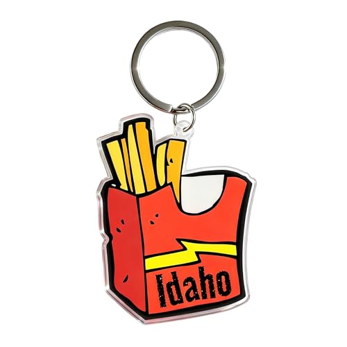 Idaho Souvenirs State Keychain - Durable Key Ring And Key Holder For Gifts,Souvenirs From Usa,Spot M