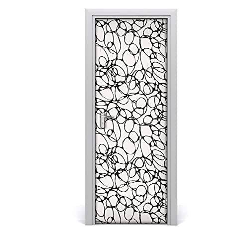 Papier peint pour porte 85x200cm déco adhésive imperméable design moderne - 2