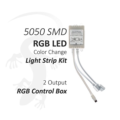 20M 5050Smd Rgb Led Strip Light Kit 44 Key Remote 2 Outlet 5A Power Combo #TOP7