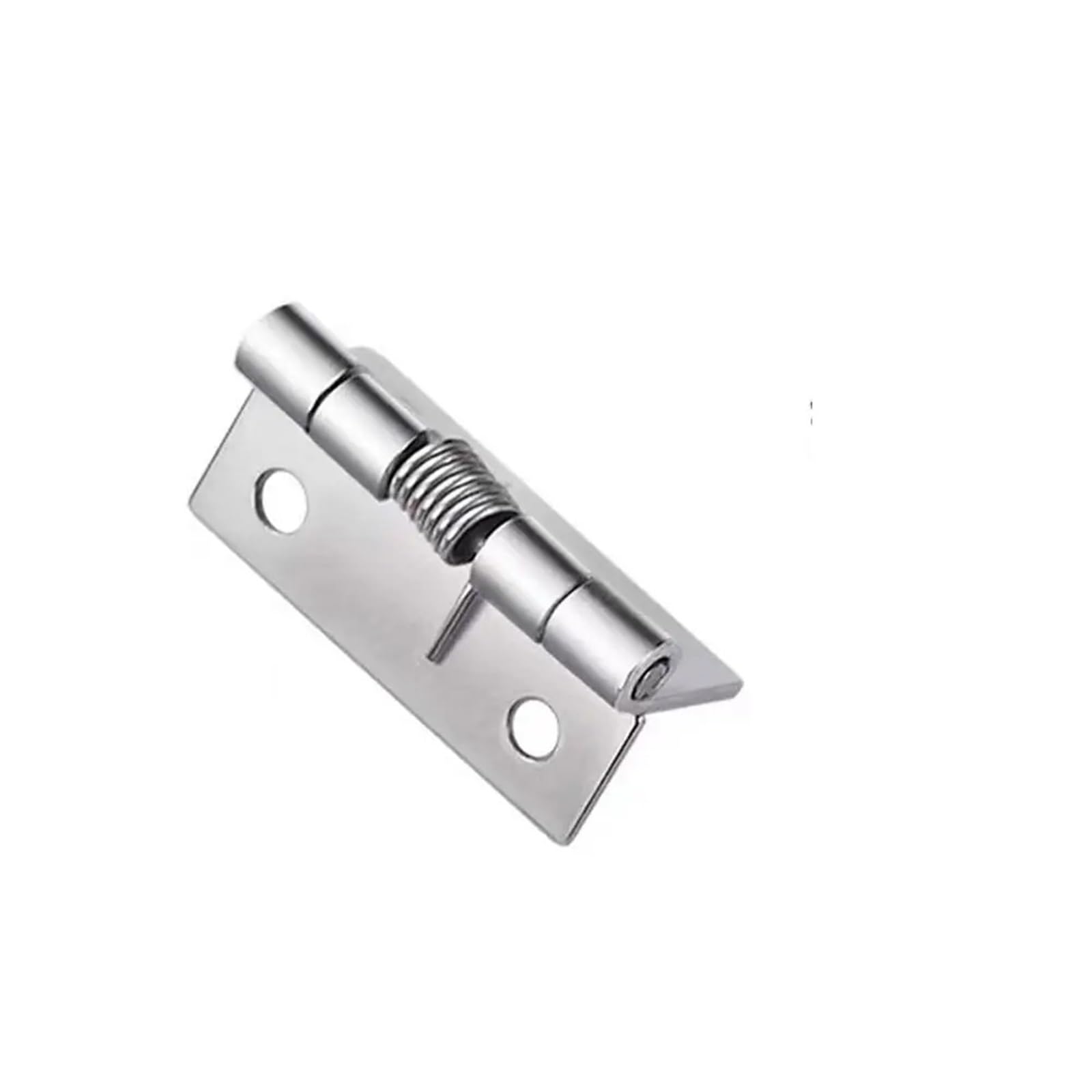 6pcs Automatic Door Hinge Hydraulic Buffer Stainless Steel Self Closing Rebound Cabinet Hinges Windows for Gates(2 inch)