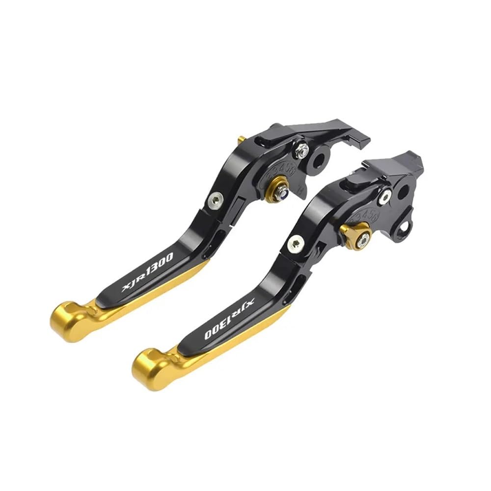 Nhgfdfs Black Go-Ld Motorcycle Clutch Brake Lever For Ya&Maha Xjr 1300 1995-2003 Motorcycle Brake Clutch Levers Handbrake Handle