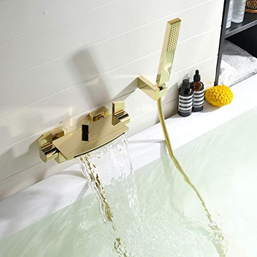 Mitigeur cascade pour baignoire ensemble de douche chromé monocommande
