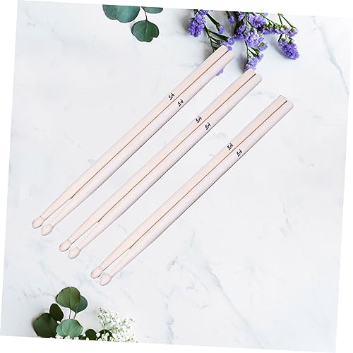 Toyvian 3 Pares De Anéis De Acrílico Para Mulheres Baquetas De Bordo Bumbo Decoração De Mesa De Hall