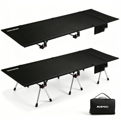 75 Heavy Duty Camping Cot with Adjustable Height