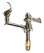Haws 5054LF Polished Chrome-Plated Brass Deck Mounted Drinking Faucet with Automatic Stream Regulation and Lever Handle