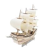Jouets de voilier - modèle de voilier DIY une fois terminé, peut être adapté à l'affichage sur votre bureau ou votre étagère, crée une sensation différente pour votre lieu, modèle de bateau