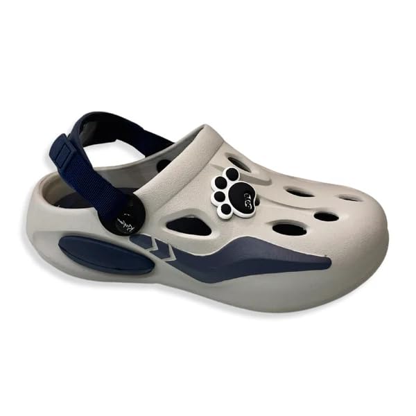 Image of Kickonn Men's Clogs - Slip-On Indoor /Outdoor Clog Shoes with Arch Support, Non-Slip Sole & Cushioned Footbed - Comfortable House, Work, Travel Footwear for Men