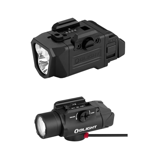 OLIGHT PL X Rechargeable Tactical Rail Mount Light Bundle with PL-3R Valkyrie Flashlight