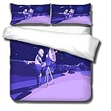 ZSDFPW Funda nórdica Impresa en 3D Astronauta de Planeta Az