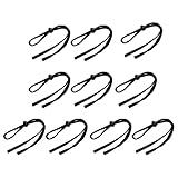 10 Piezas De Cuerda para Gafas, Correa para Gafas, Cadena para Gafas Antideslizante, Accesorios para Gafas, Correa para Gafas Ajustable, Cuerda para Gafas Suave (Negro)