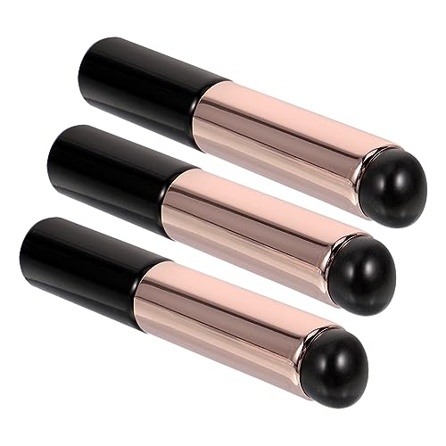 Ipetboom 3pcs Lipstick Applicator Silicone Lip Makeup Brush Reusable Lip Applicators for Lipstick Tint Gloss Concealer Brush Wand