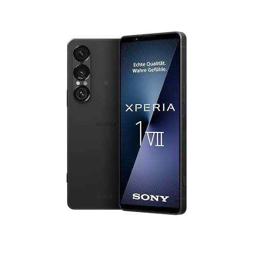 Sony Xperia 1 VII - 6,5" 19,5:9 FHD+ HDR OLED 120Hz, Dreifachobjektiv mit Ultraweitwinkel-Objektiv, 3,5mm Audio, Android 15, IP65/68, Dual SIM, Slate Black