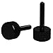 uxcell Computer PC Graphics Card M3x16mm Knurled Head Thumb Screws Black 10pcs