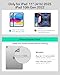 ESR iPad 11th(A16, 2025)/10th Gen Case with Keyboard, Keyboard Case with Trackpad, Magnetic Detachable Keyboard with Backlit Keys, Fully Adjustable Portrait/Landscape Stand, Ascend Series, Pink