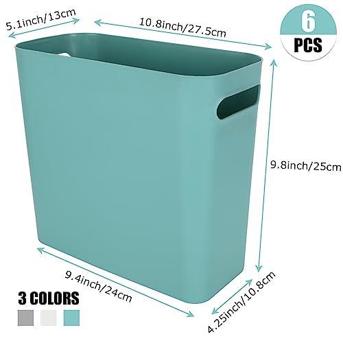 Caneca de basura ovalada de 2.3 galones 6 piezas miniatura 2
