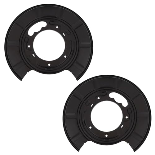 XYZ Parts Rear Brake Brake Disc Dust Shields Splash Guards Covers Compatible with Mercedes Vito W639 MPV & Van 2003-2016 Drivers & Passengers Side Replacement