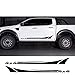 Raya del Coche Pegatinas Etiqueta Engomada De La Puerta Lateral del Coche, para Ford Ranger Raptor, para Isuzu DMA, para Nissan Navara, para Toyota Hilux Pickup 4X4 Pegatinas Laterales para Coche