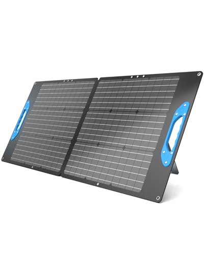Tragbares Solarpanel, IP68 Wasserdichtes Faltbares Solarpanel Kit für Outdoor Camping, Portable Power Station, Laptops, Wohnmobil, RV (100W)