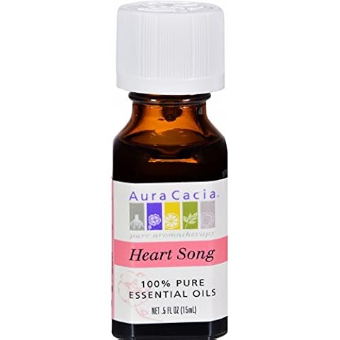Aura Cacia Pure Essential Oil Heart Song - 0,5 fl oz - HSG-715185 by Aura Cacia